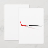Red Paint Brush (Front/Back)