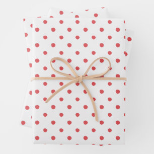 Red Paint Dot Wrapping Paper