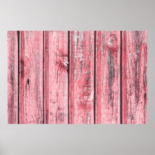 Red paint wooden desks texture. aged, home decor,  poster