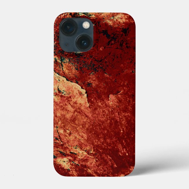 Red Painted Rock Case-Mate iPhone Case (Back)