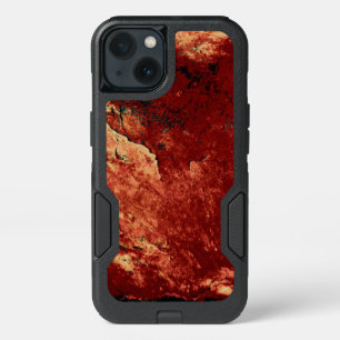 Red Painted Rock iPhone 13 Case