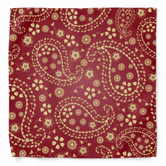 Red Paisley Bandana