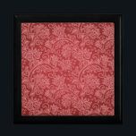 Red Paisley Damask Designer Floral Classic Keepsake Box<br><div class="desc">Antique Vintage Damask Paisley - Red Paisley Fabric Design - Paisley and damask fabric designs. This classic beautiful damask and paisley red design is a simple floral with little paisley wisps running through it.</div>