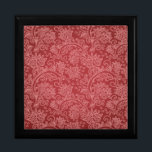 Red Paisley Damask Designer Floral Classic Keepsake Box<br><div class="desc">Antique Vintage Damask Paisley - Red Paisley Fabric Design - Paisley and damask fabric designs. This classic beautiful damask and paisley red design is a simple floral with little paisley wisps running through it.</div>