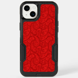 Red Paisley OtterBox iPhone 14 Plus Case
