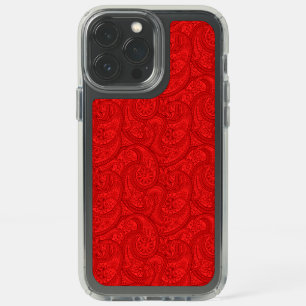Red Paisley Speck iPhone 13 Pro Max Case