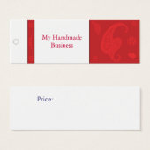 Red Paisley Tag (Front & Back)