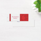 Red Paisley Tag (Desk)