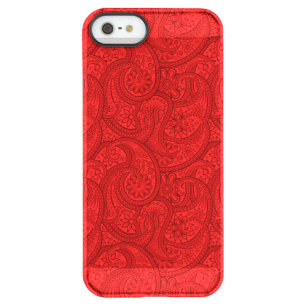 Red Paisley Permafrost iPhone SE/5/5s Case