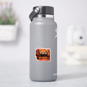 Red Panda “Adorable Chaos Gremlin” Sticker