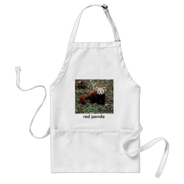 Red Panda Adult Apron (Front)