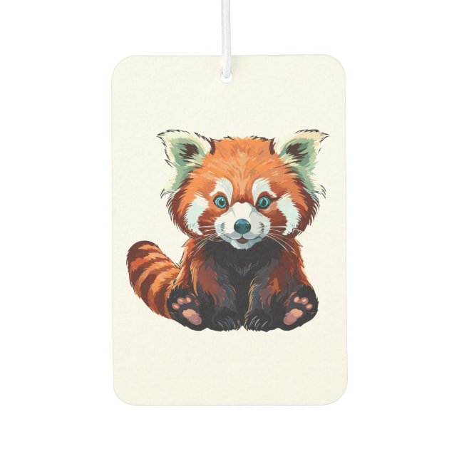 Red panda air freshener (Front)
