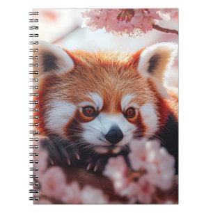 Red Panda Among Cherry Blossoms Notebook