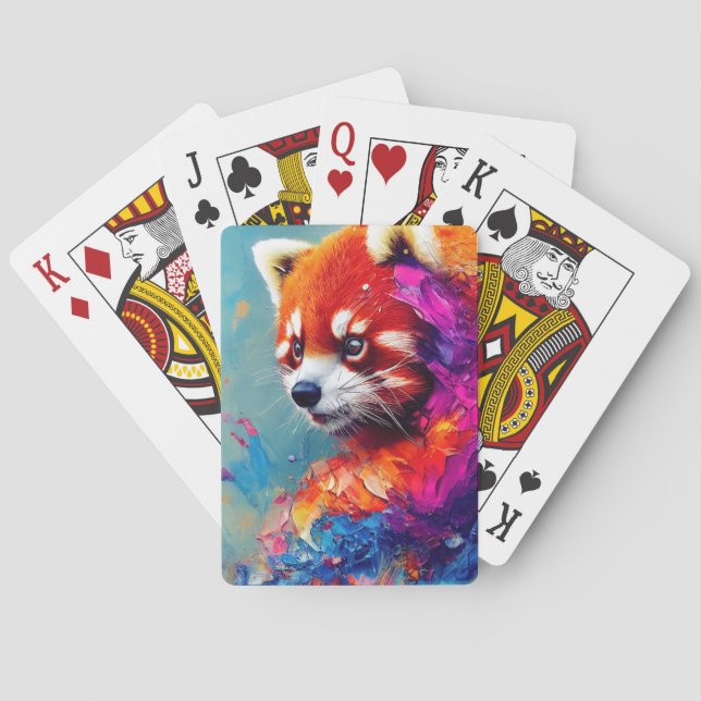 Red Panda  Animal Discovery Adventure Nature  Poker Cards (Back)