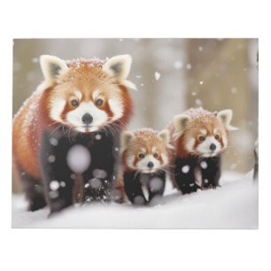 Red Panda Animal Family Wandering Nature Notepad