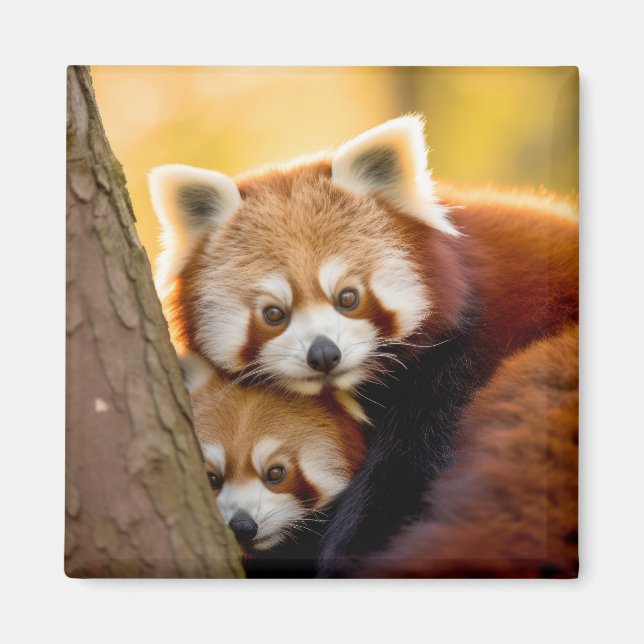 Red Panda Animal Wild Beauty Freedom Wilderness  Magnet (Front)