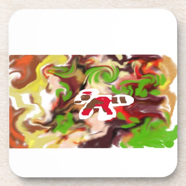 Red Panda  are cool  Beverage Coaster (Front)