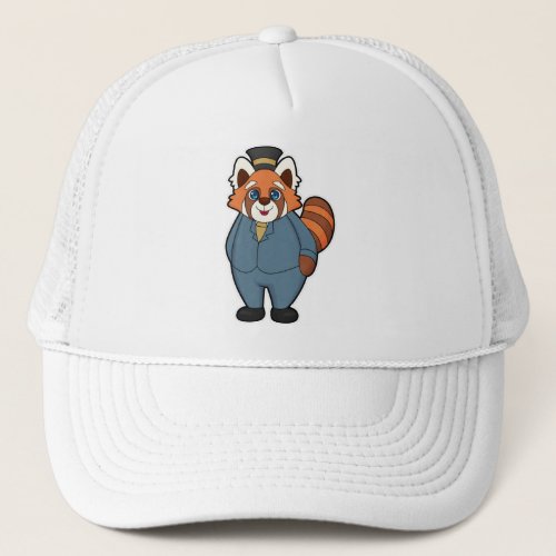 Red Panda as Groom with Hat