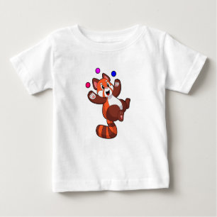 Red panda at Juggle Circus.PNG Baby T-Shirt
