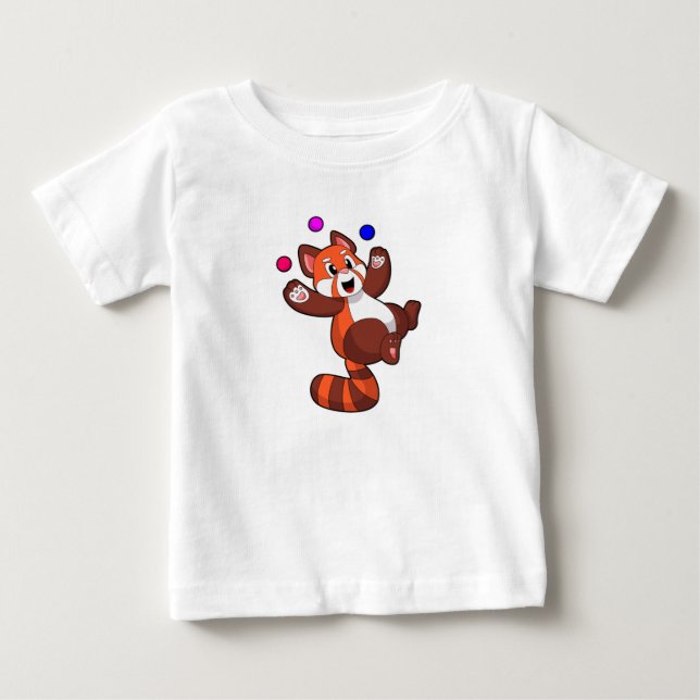 Red panda at Juggle Circus.PNG Baby T-Shirt (Front)