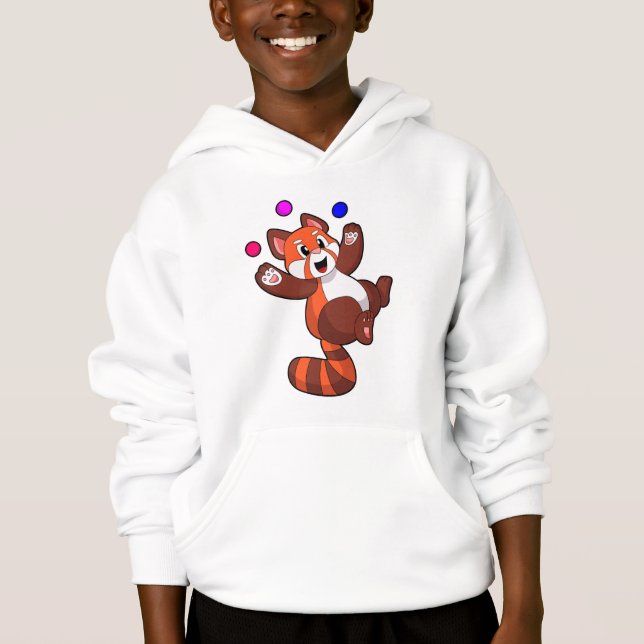 Red panda at Juggle Circus.PNG Hoodie (Front)