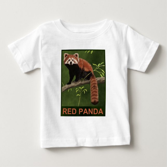 Red Panda Baby T-Shirt (Front)