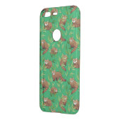 Red Panda & Bamboo Leaves Pattern Uncommon Google Pixel Case (Back/Left)