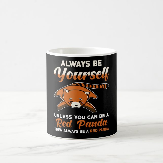Red Panda Bear Cute Animals Coffee Mug (Center)
