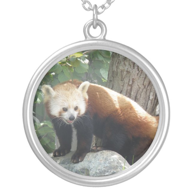Red Panda Bear Necklace (Front)