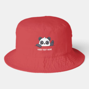 Red Panda Bucket Hat Custom Personalized Animal 