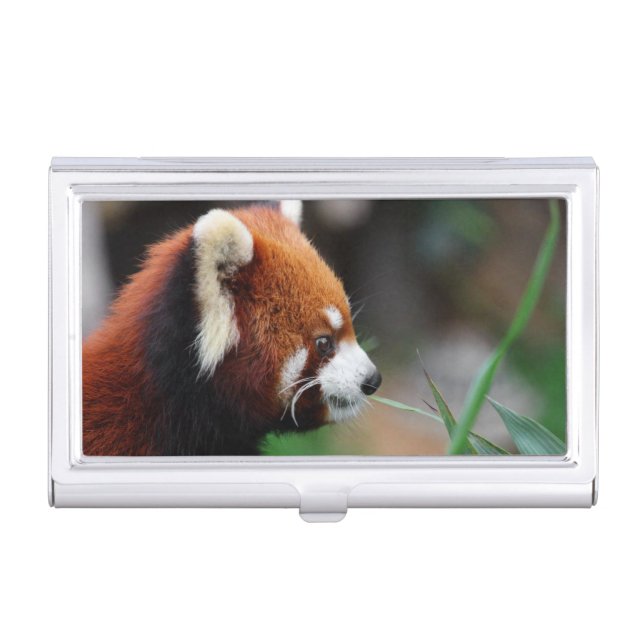 Red panda business card holder (Front)