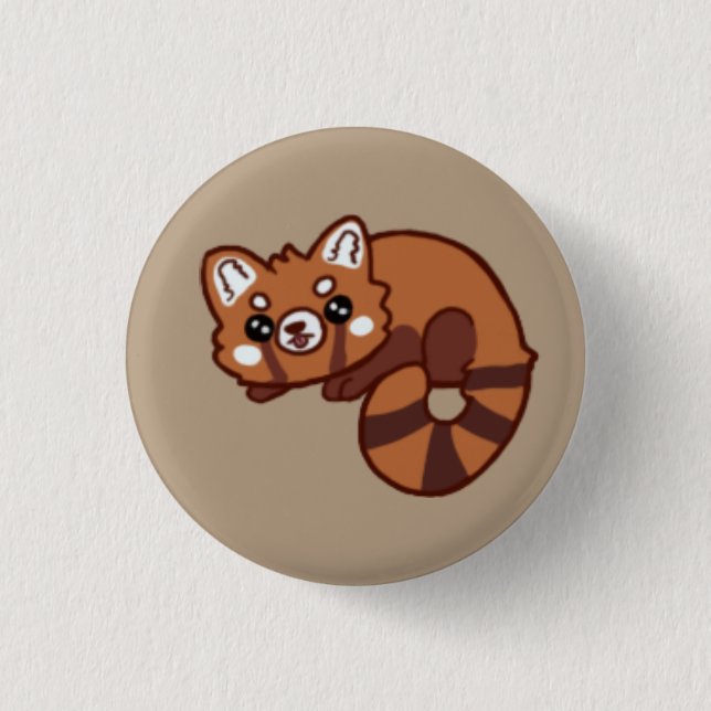 Red panda button (Front)