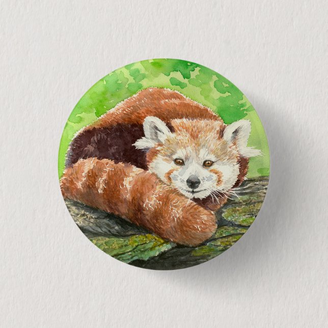 Red panda button (Front)