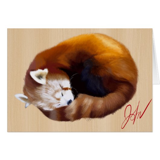 red panda cards (Front Horizontal)
