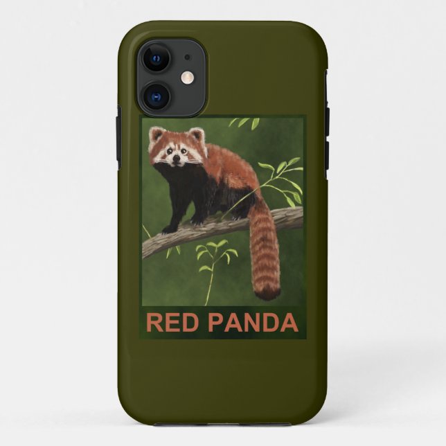 Red Panda Case-Mate iPhone Case (Back)