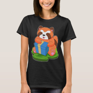 Red Panda Christmas Package T-Shirt