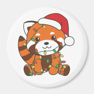 Red Panda Christmas Winter Animals Red Pandas Magn Magnet