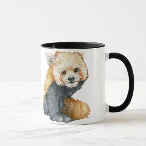 Red Panda Cub _ R is for Red Panda Mug