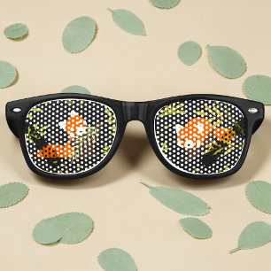 Red Panda Dark Forest Zoo Animal Party Photo Props Retro Sunglasses