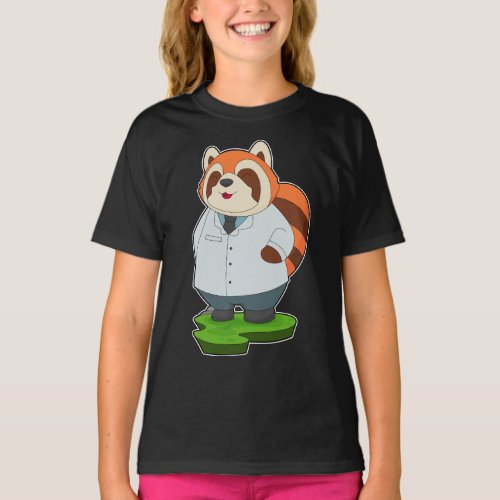 Red Panda Doctor T_Shirt