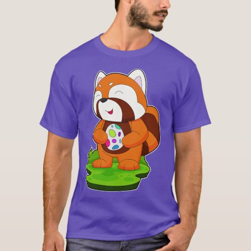 Red Panda Easter Easter egg T_Shirt