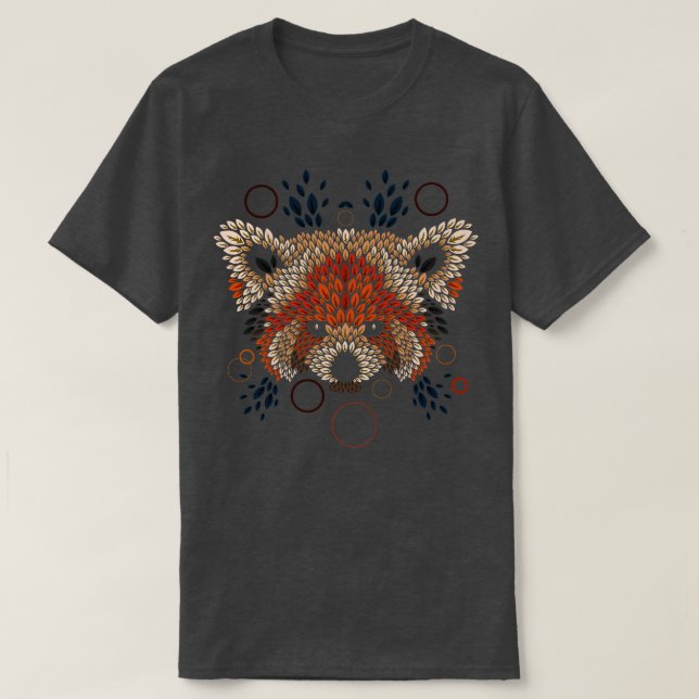 Red Panda Face  T-Shirt (Design Front)