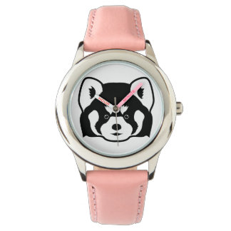 Red panda face watch