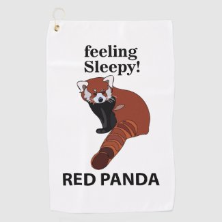 Red Panda Feeling Sleepy Funny Red Panda