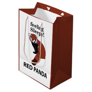 Red Panda Feeling Sleepy Funny Red Panda