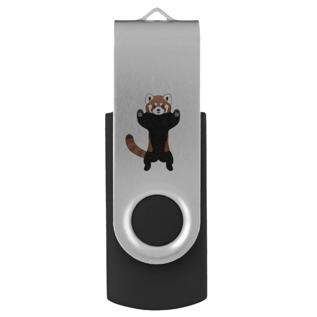 Red Panda Flash Drive (Back (Vertical))