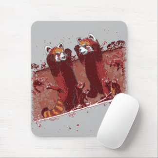 Red Panda Fury Mouse Pad
