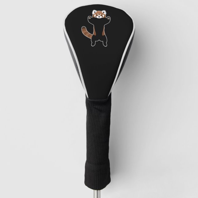 Red Panda Golf Head Cover (Front)