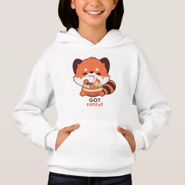 Red Panda: Got Ramen? Hoodie (Front)