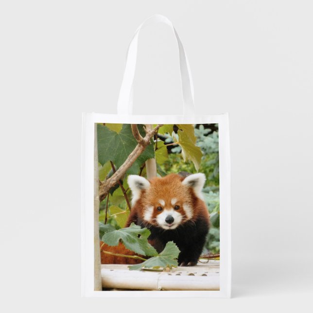 Red Panda Grocery Bag (Front)